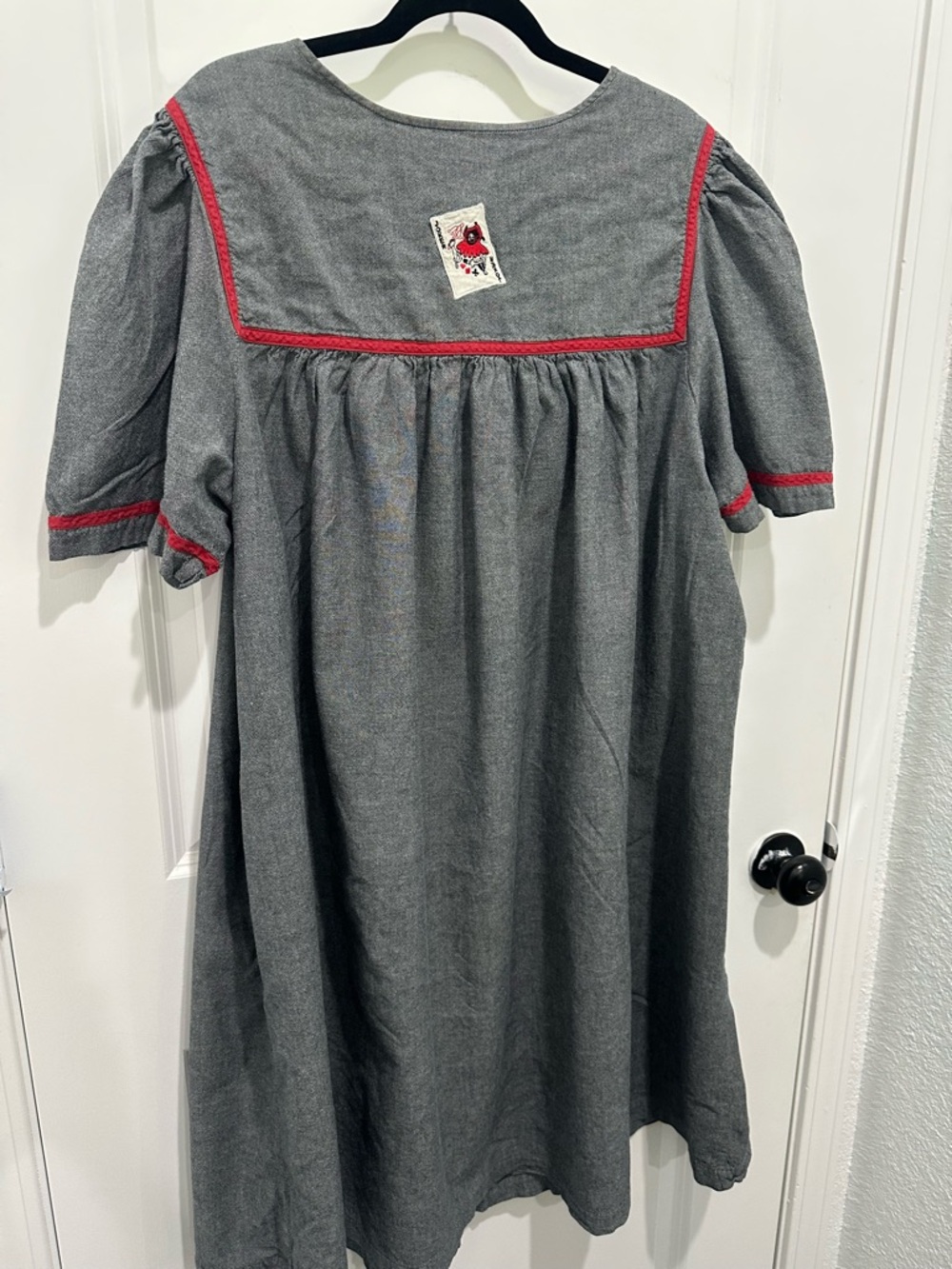 Go Softly Patio Dress with Playing Card Appliqué SZ XL - Picture 6 of 8